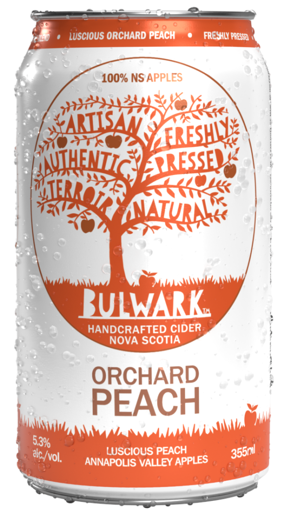Can of Orchard Peach cider
