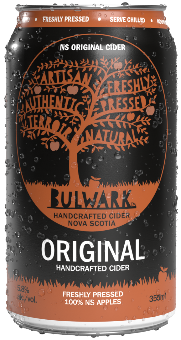 Can of Bulwark Original cider