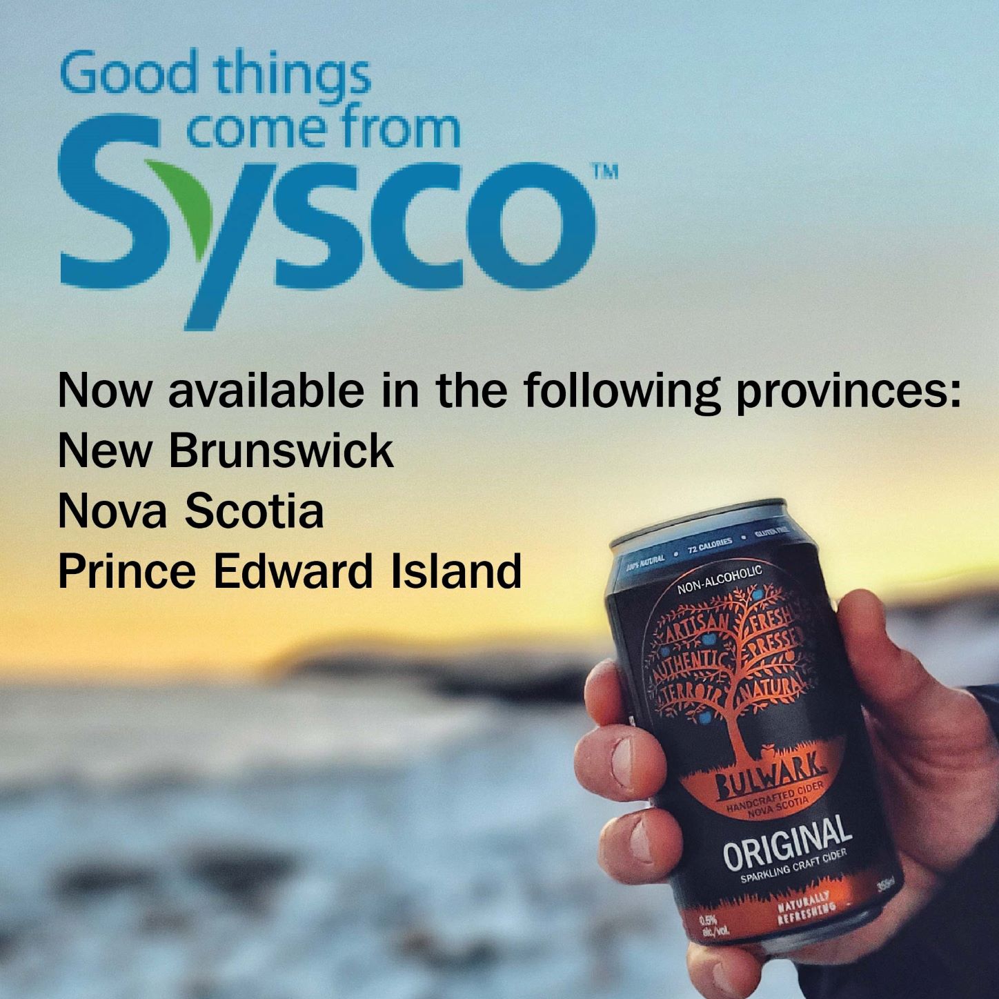 Sysco Welcomes Bulwark’s Non-Alcoholic Cider